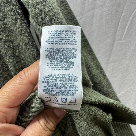 Angels Forever Young Cowl Neck Sweater Women Size XLarge Ribbed Pullover - Picture 6 of 8